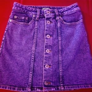 Hottopic purple Jean skirt